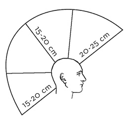 Główka treningowa męska ANDREAS 25 cm